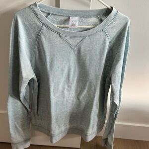 Teal Distressed Sweater